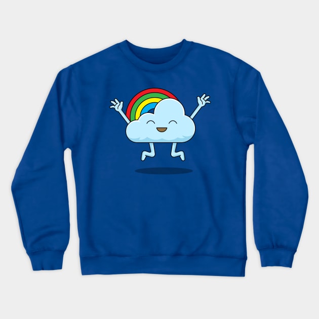 Happy cloud Crewneck Sweatshirt by rudypagnel